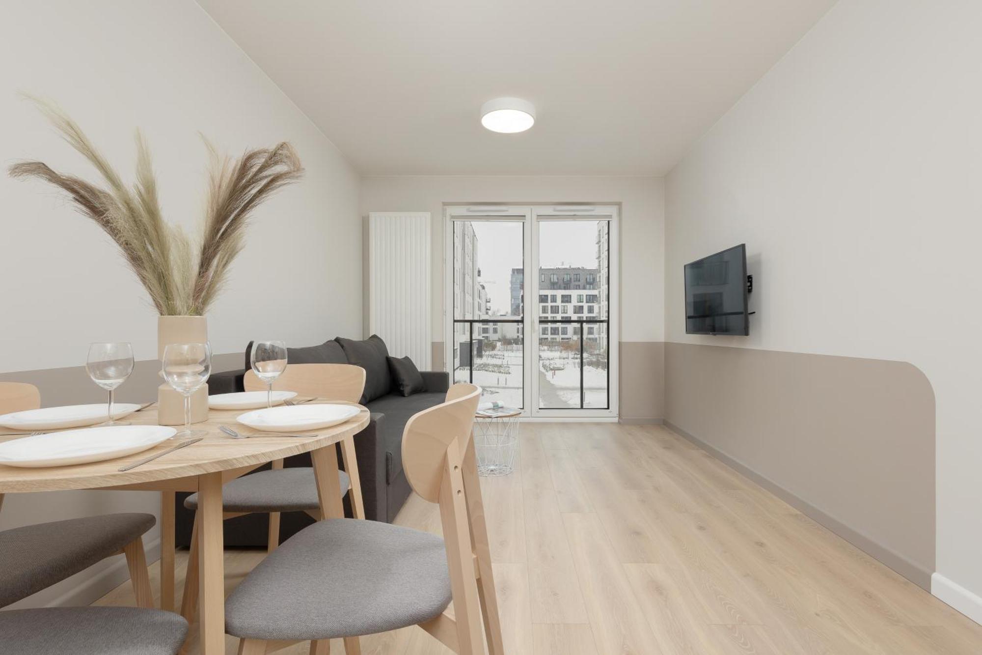 Aparthotel Mokotow Business Center By Noclegi Renters 바르샤바 외부 사진